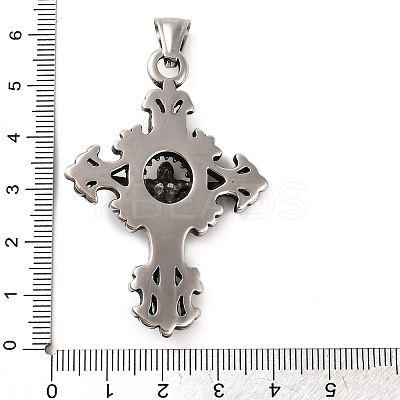 316 Surgical Stainless Steel Big Pendants STAS-Z073-44AS-1