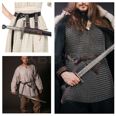 Medieval Retro Sword Holster AJEW-WH20006-75B-1