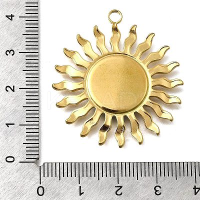 304 Stainless Steel Enamel Pendants STAS-Z163-25G-1