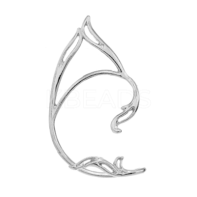 Elves Alloy Cuff Earrings EJEW-WH0015-118P-A-1
