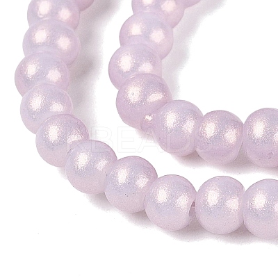 Baking Paint Glass Pearl Beads Strands DGLA-ZX001-05B-03-1