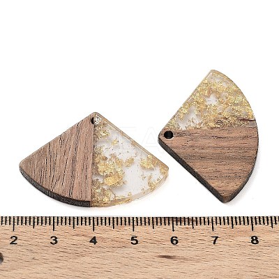 Wood and Resin Pendants FIND-Z022-01B-1