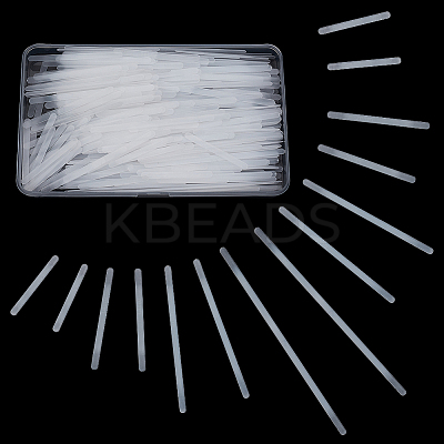 AHADEMAKER 320Pcs 4 Style Nylon Boning Corset Strips DIY-GA0003-97-1