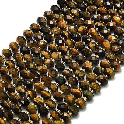 Natural Tiger Eye Beads Strands G-P573-A60-01-1