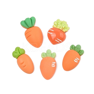 Opaque Resin Cabochons CRES-M037-16-1
