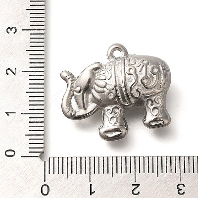 Anti-Tarnish 304 Stainless Steel Pendants STAS-I321-18P-1