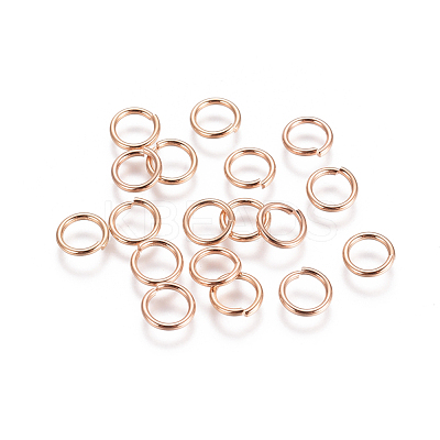 304 Stainless Steel Open Jump Rings STAS-E484-72J-RG-1