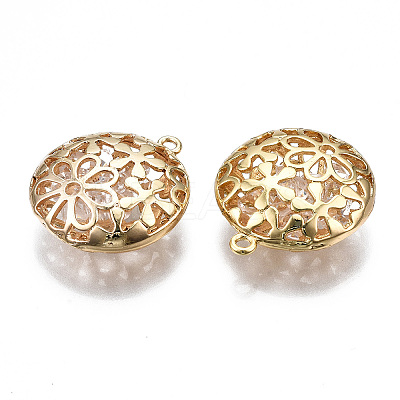 Brass Pendants KK-S356-405-NF-1