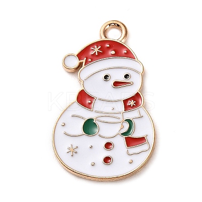 Alloy Enamel Pendants ENAM-B030-02G-09-1