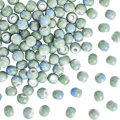 120Pcs Handmade Porcelain Beads PORC-PA0001-30E-1