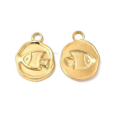 Ion Plating(IP) 304 Stainless Steel Pendants STAS-L268-022G-1