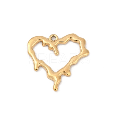 304 Stainless Steel Pendants STAS-S175-43E-G-1