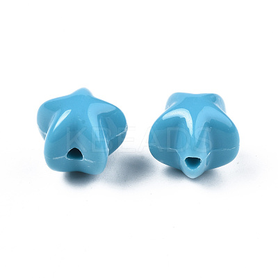 Opaque Acrylic Beads MACR-N009-009-1