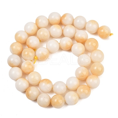 Dyed Natural White Jade Beads Strands GG-CBAD029-A01-10mm-1