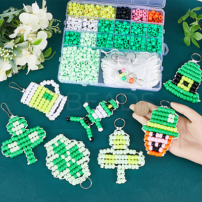 DIY Saint Patrick's Day Keychain Making Kit DIY-SC0023-16-1