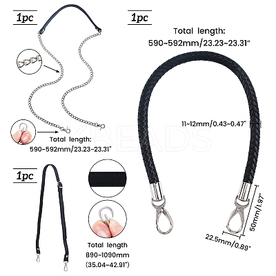 Imitation Leather Bag Handles FIND-PH0015-82-1