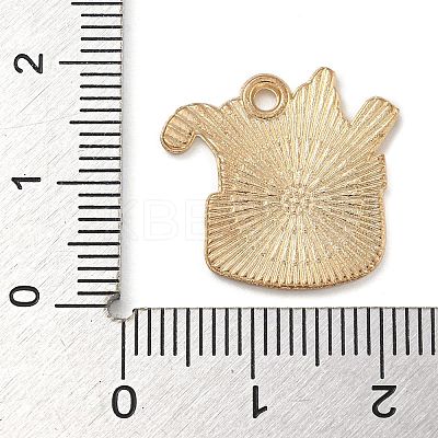 Christmas Theme Alloy Enamel Pendants ENAM-Z019-01G-1