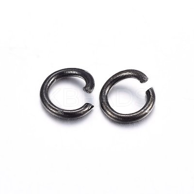 Ion Plating(IP) 304 Stainless Steel Open Jump Rings STAS-H467-03B-6MM-1