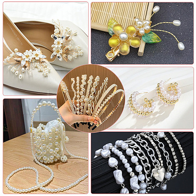 Imitation Pearl Acrylic Beads PEAR-LT0001-02D-1