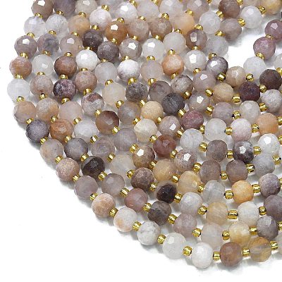 Natural Violet Strawberry Quartz Beads Strands G-K389-E06-01-1