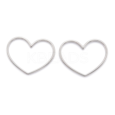 Non-Tarnish 304 Stainless Steel Linking Rings STAS-M291-07B-P-1