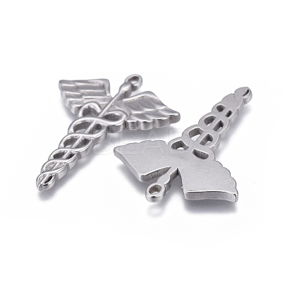 Non-Tarnish 304 Stainless Steel Pendants STAS-F249-13P-1