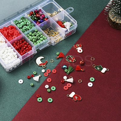 DIY Christmas Themed Jewelry Making Kits DIY-YW0002-78-1