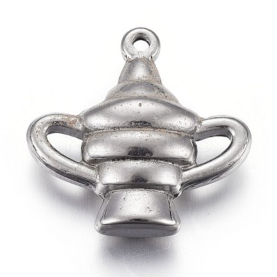 Tarnish Resistant 304 Stainless Steel Pendants STAS-P218-06-1
