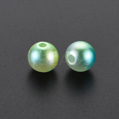 ABS Plastic Imitation Pearl Beads OACR-T003-46-1