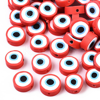 Handmade Polymer Clay Beads CLAY-ZX006-07G-1