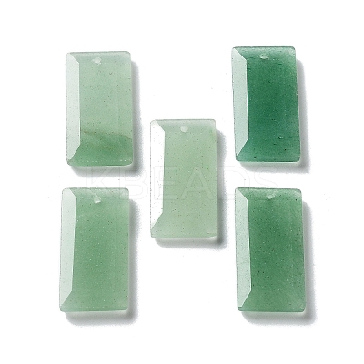 Natural Green Aventurine Pendants G-G063-01F-1