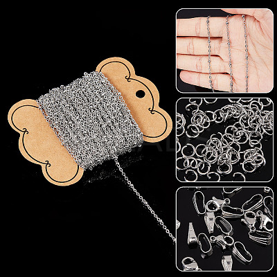 DIY Chain Necklaces Making Kits DIY-SC0020-81-1