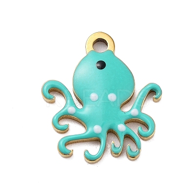 Ion Plating(IP) 201 Stainless Steel Charms STAS-A101-01B-04G-1
