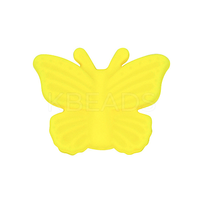 Butterfly Food Grade Eco-Friendly Silicone Focal Beads LS-SIL-CJC0009-03N-1