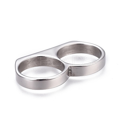 Tarnish Resistant 304 Stainless Steel Finger Rings RJEW-O032-13P-20mm-1