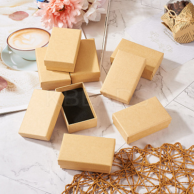 Rectangle Cardboard Paper Jewelry Box LS-CON-TAC0015-01C-1