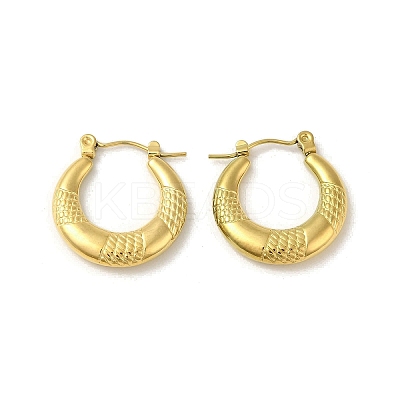 304 Stainless Steel Hoop Earrings for Women EJEW-B054-10G-1