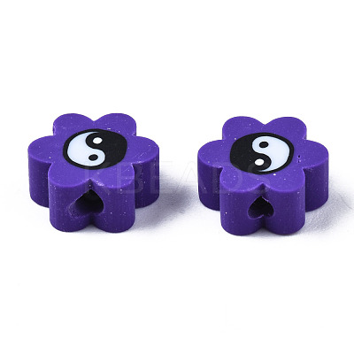 Handmade Polymer Clay Beads CLAY-N008-027-1