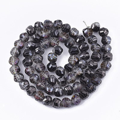 Electroplate Glass Beads Strands EGLA-T018-01-A01-1