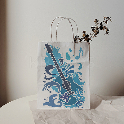 4Pcs 4 Styles PET Hollow Out Drawing Painting Stencils DIY-WH0394-0078-1