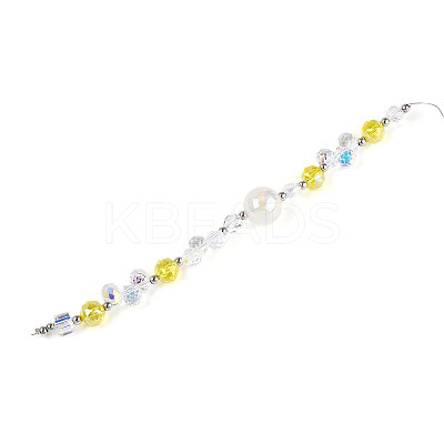 Glass and Acrylic and CCB Beads Strands MAK-T011-05F-1