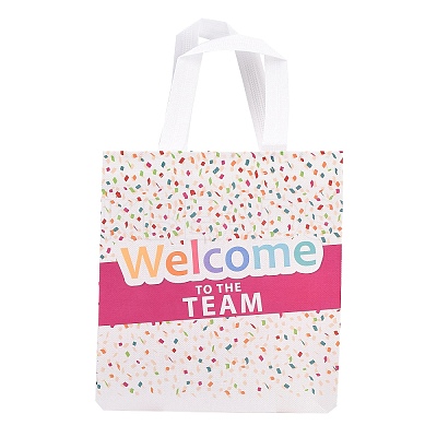 Printed Non-Woven Reusable Folding Wine Bottle Gift Bags with Handle LS-ABAG-C012-04C-1