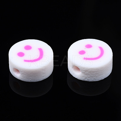 Handmade Polymer Clay Beads X-CLAY-N008-040F-1
