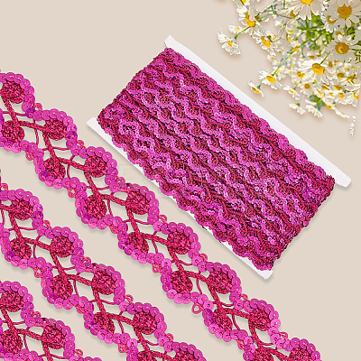 Metallic Braided Lace Trim OCOR-WH20020-23E-1