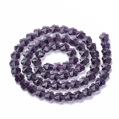 Transparent Glass Beads GLAA-Q066-14mm-C02-1