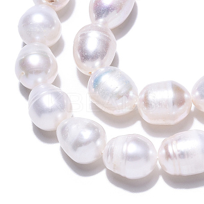 Natural Cultured Freshwater Pearl Beads Strands PEAR-N012-09C-1