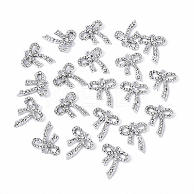 20Pcs Alloy Rhinestone Pendants FIND-YW0008-19P-1