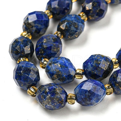 Natural Lapis Lazuli Beads Strands G-N342-51-1