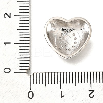 Rack Plating Brass Micro Pave Cubic Zirconia Pendants KK-I722-04P-Q-1