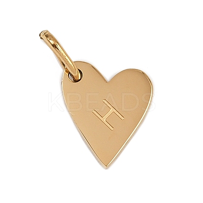 304 Stainless Steel Charms STAS-L291-01G-H-1